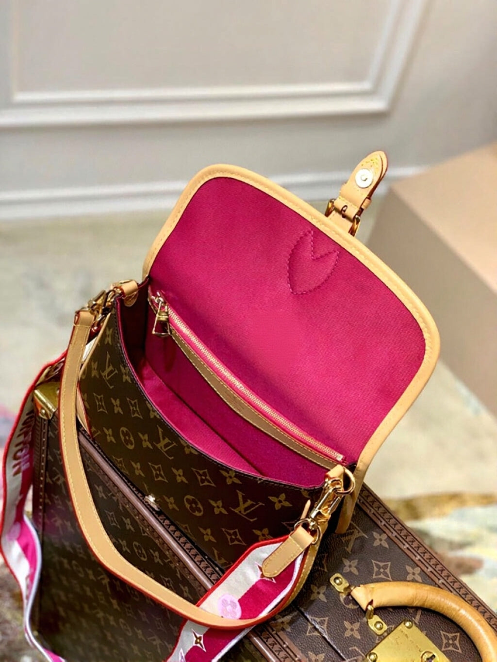 Dianne Monogram Canvas Bag