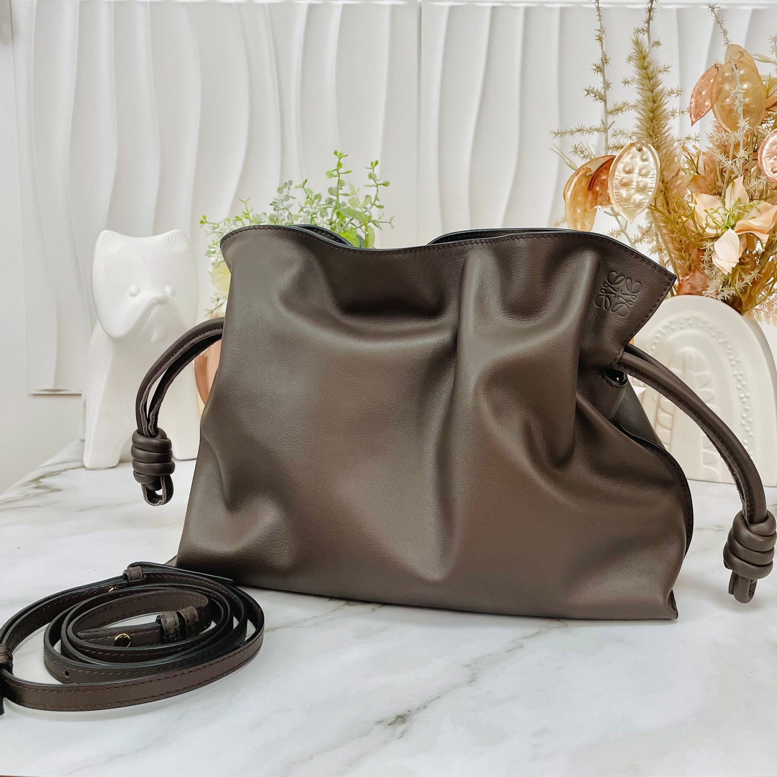 Flamenco in Chocolate Brown Medium