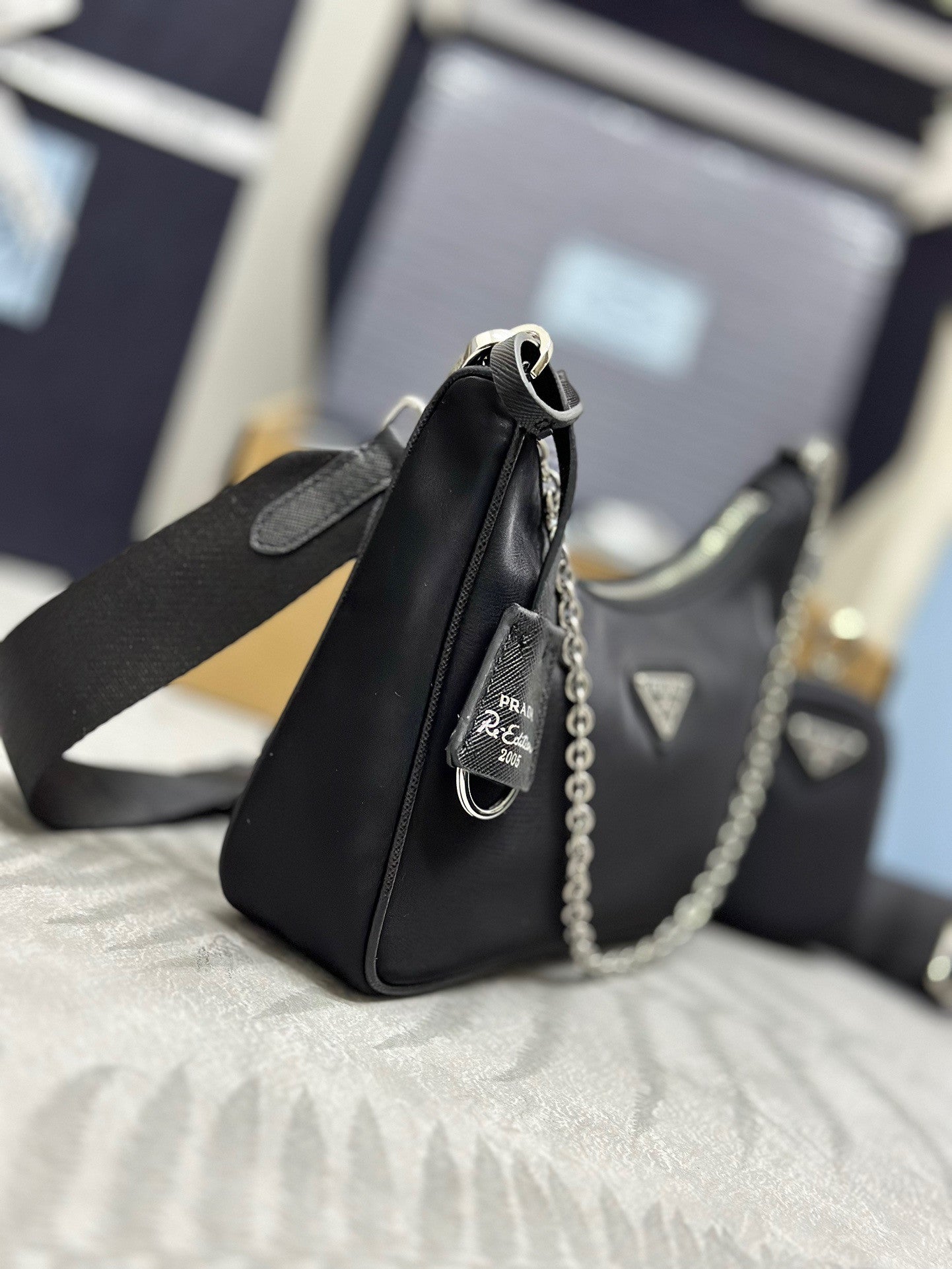 Re-Edition 2005 Mini Nylon Shoulder Bag