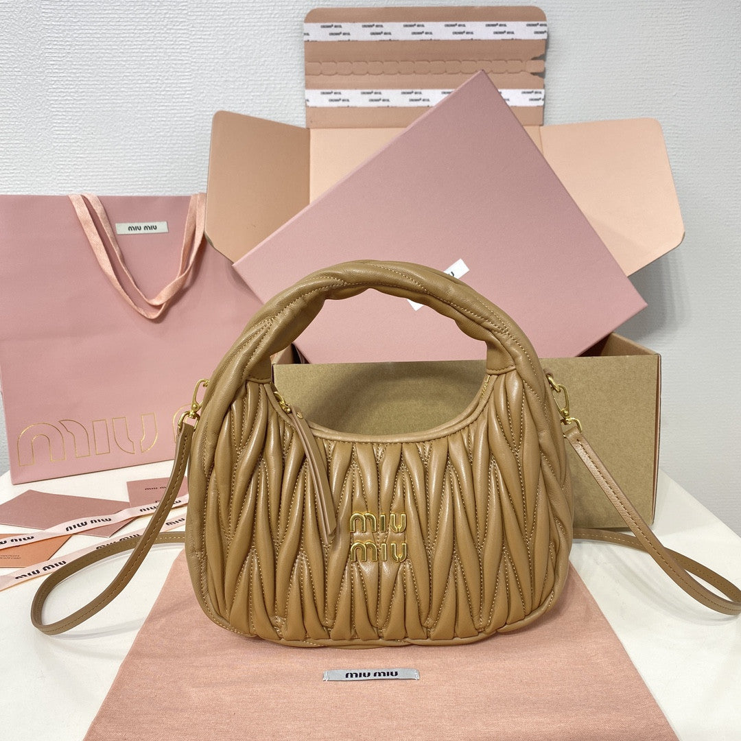 Wander Matelasse Hobo Small Bag