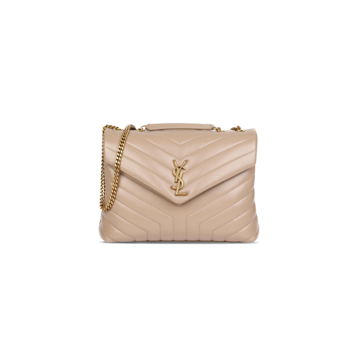 Loulou Small Chain Bag in Quilted Leather