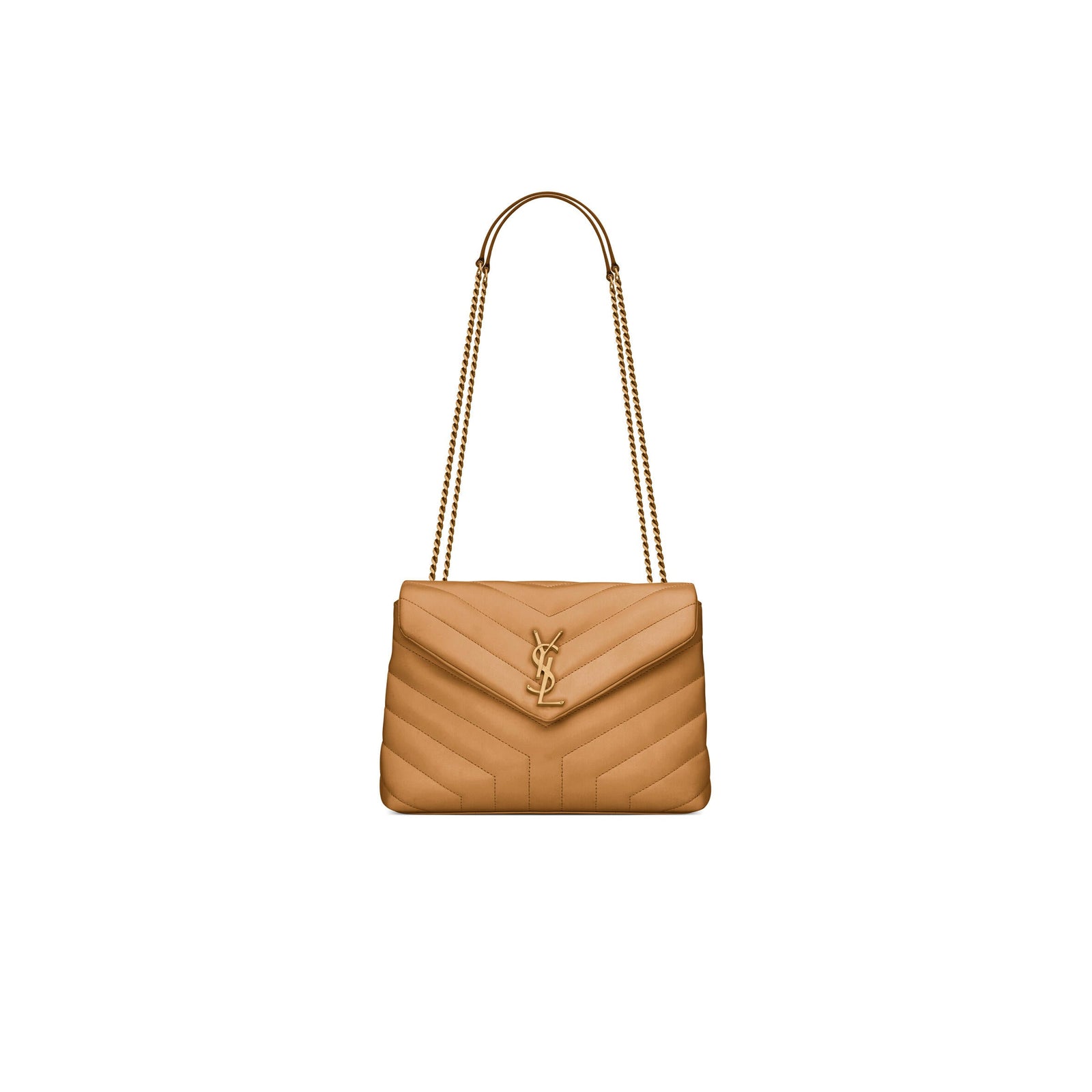 Loulou Small Chain Bag in Quilted Leather