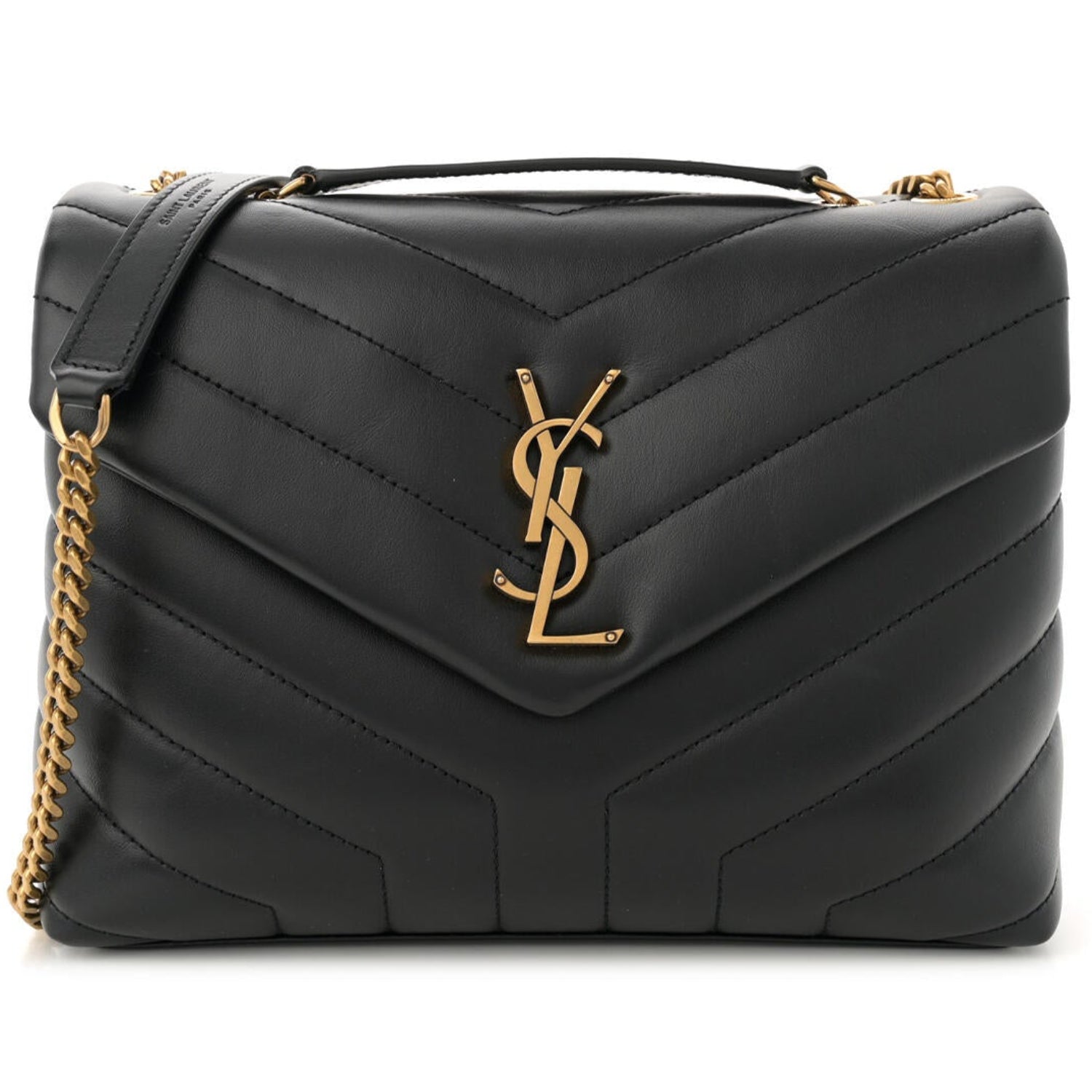 Loulou Small Chain Bag in Quilted Leather