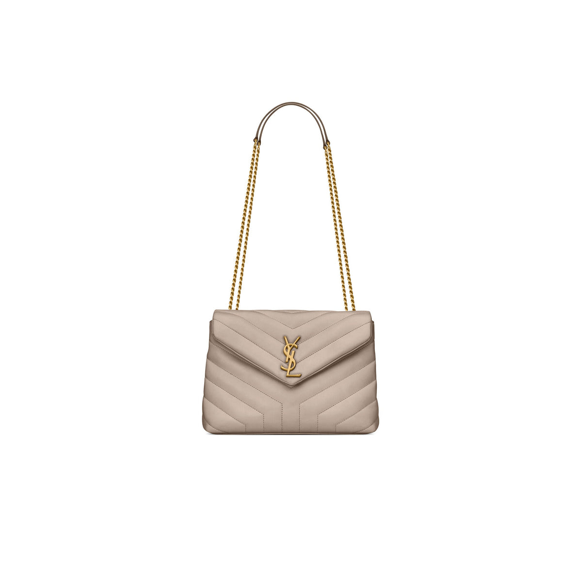 Loulou Small Chain Bag in Quilted Leather