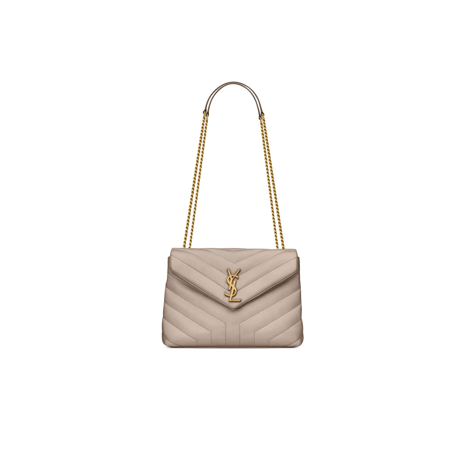 Loulou Small Chain Bag in Quilted Leather