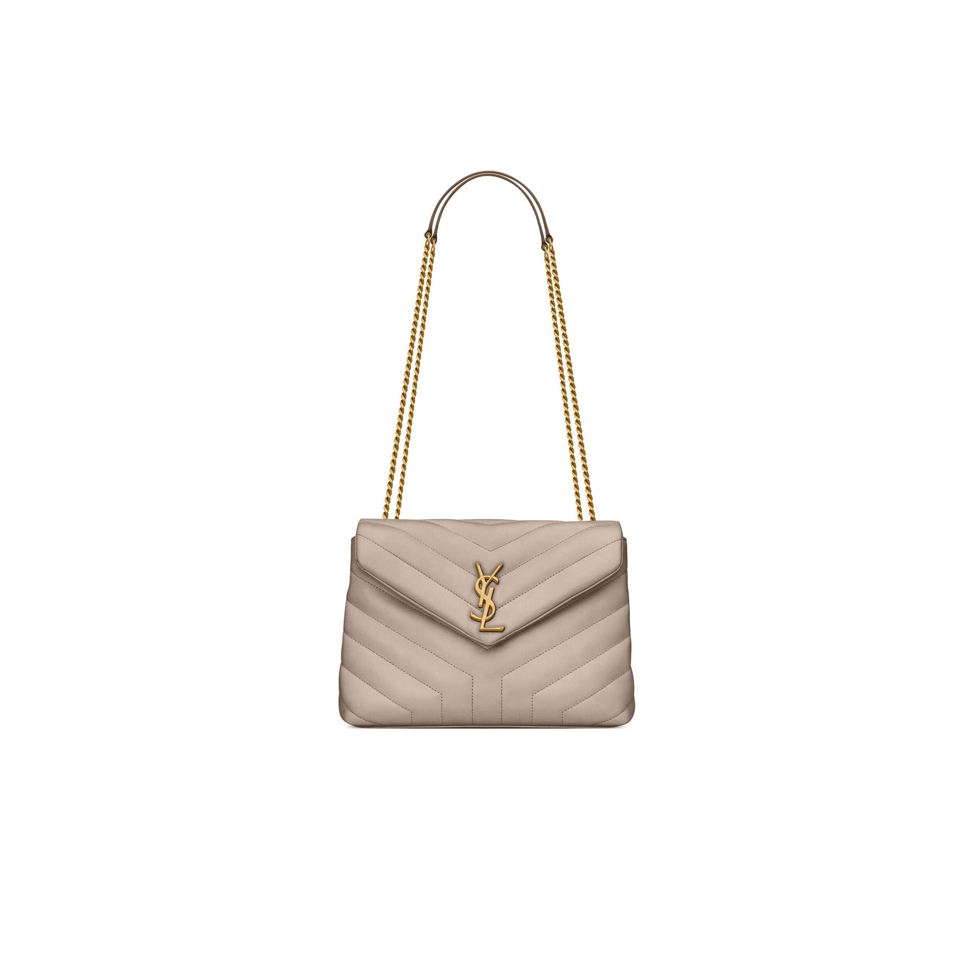 Loulou Small Chain Bag in Quilted Leather