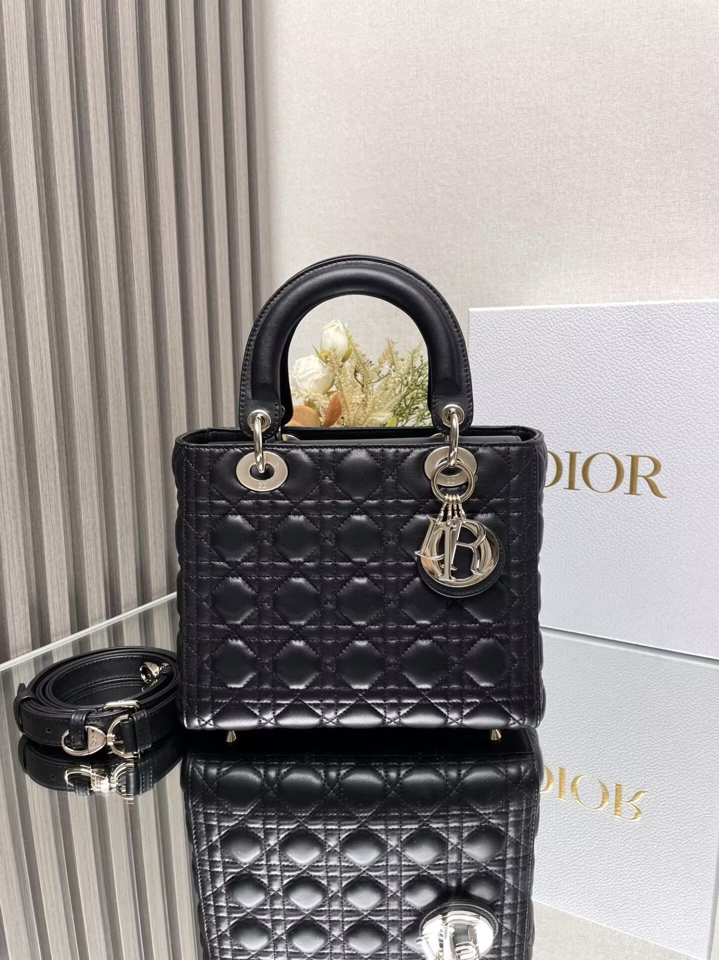 Lady Dior Medium Handbag