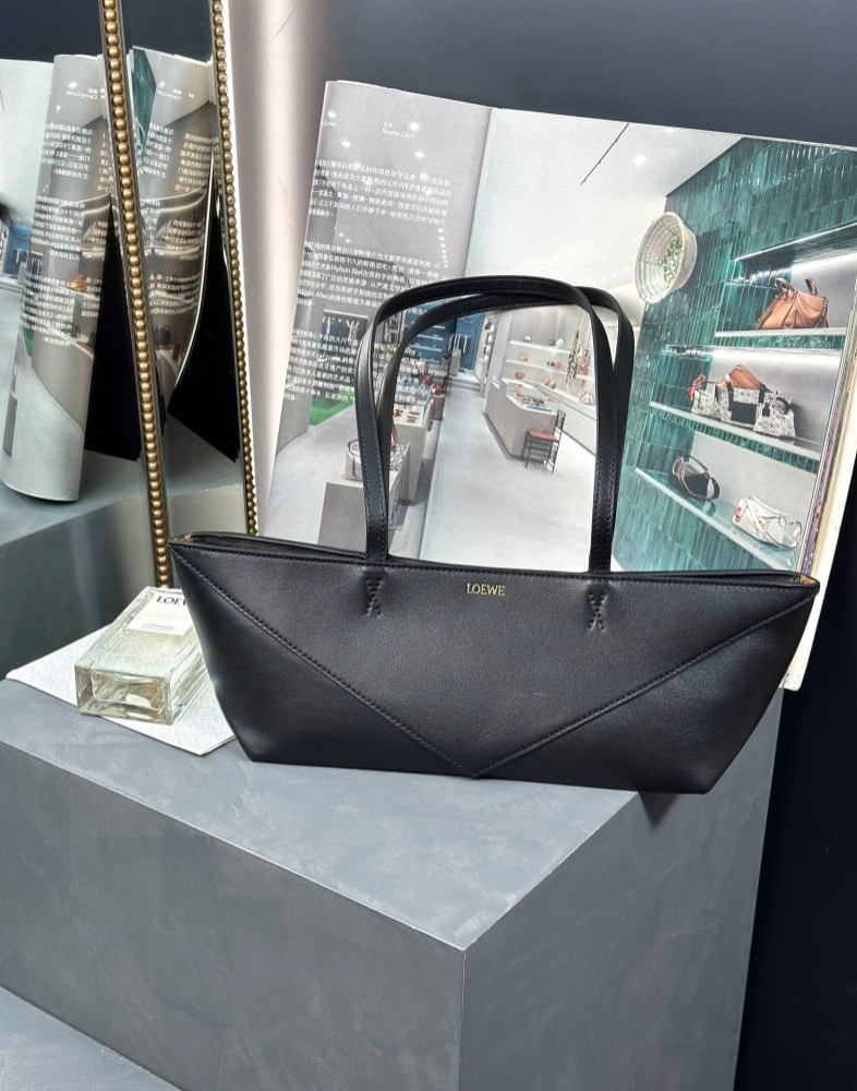 Cropped Puzzle Fold Bag