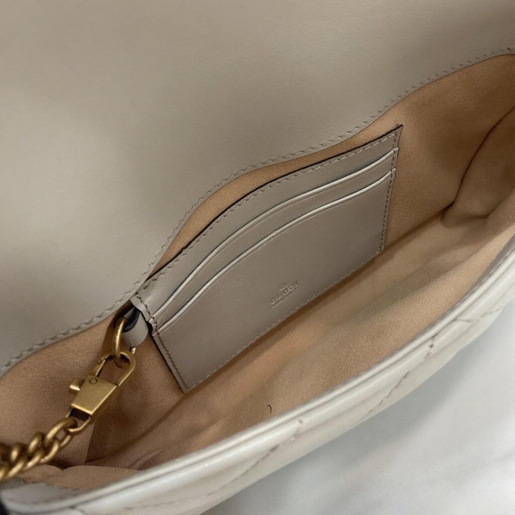 GG Marmont Small Shoulder Bag with Matching Card Holder