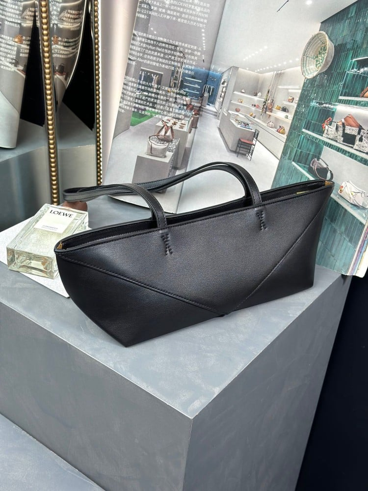 Cropped Puzzle Fold Bag