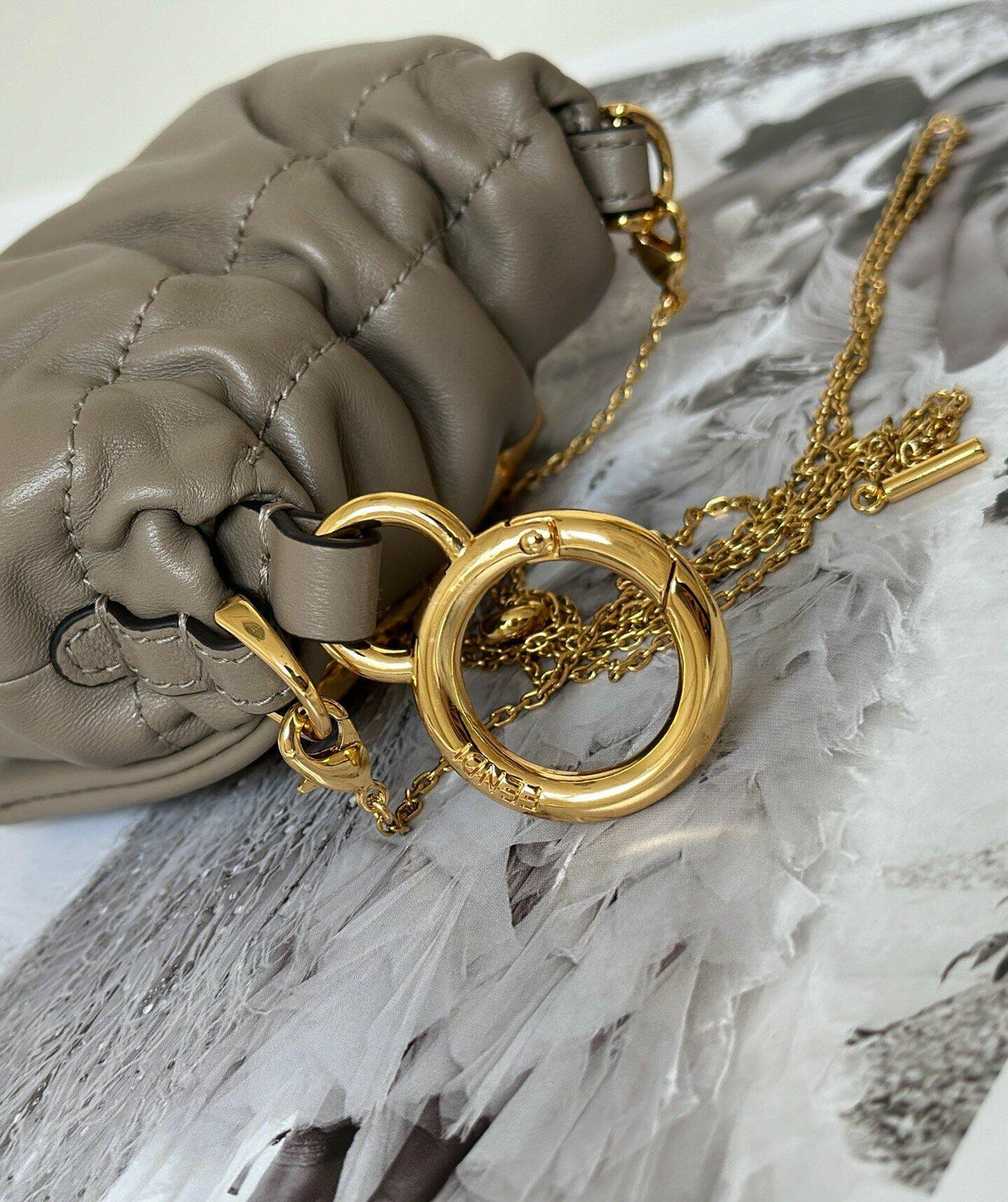 Baguette Nano Mamma Shoulder Bag