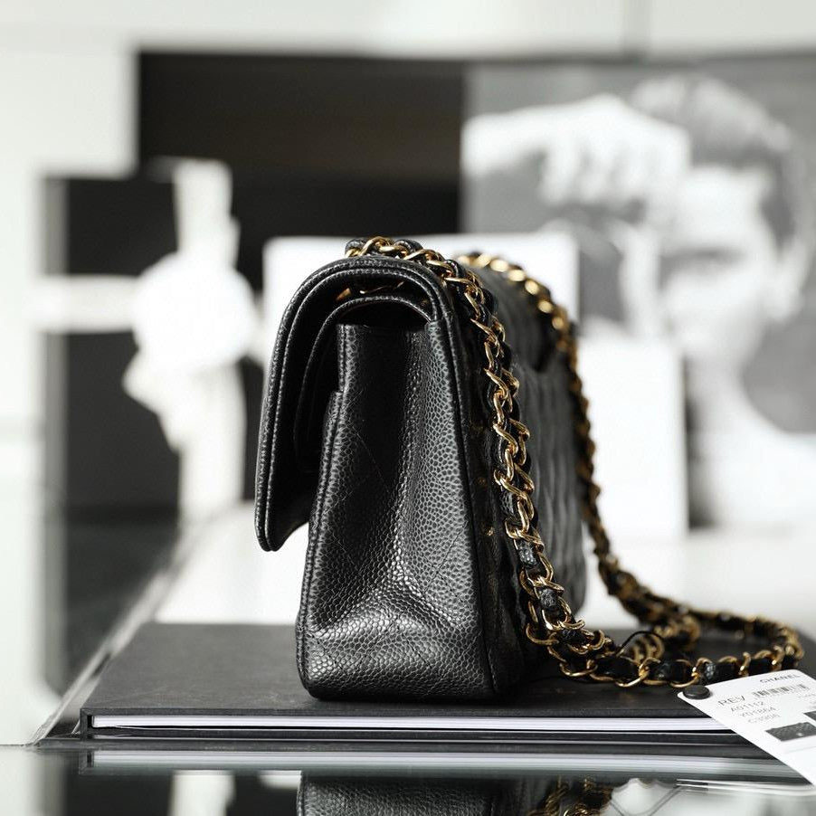 Medium Classic Caviar Double Flap Bag