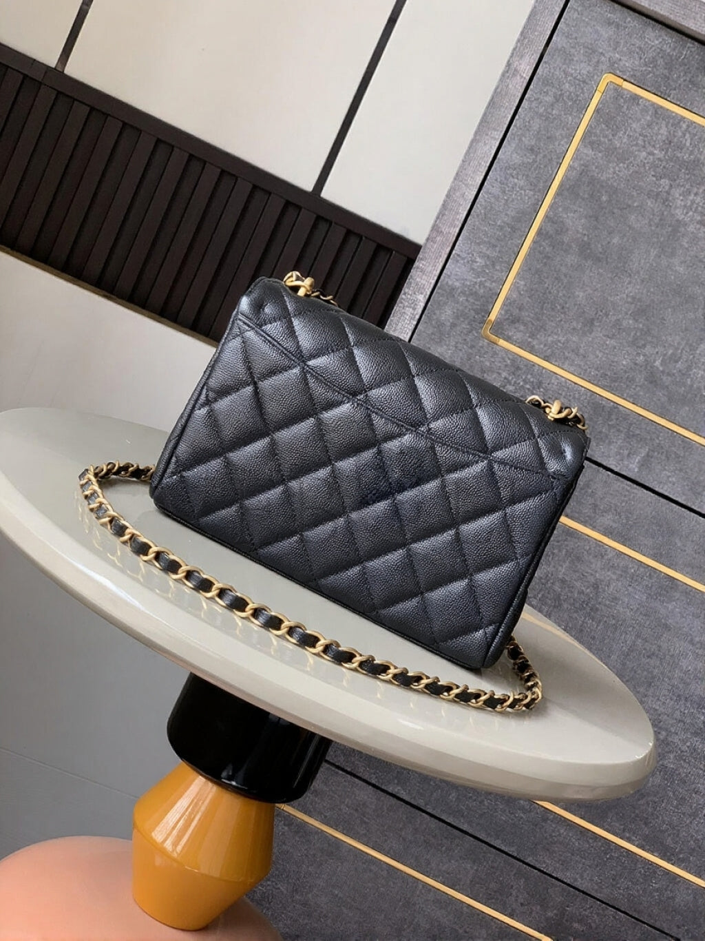 Chanel WOC Caviar Quilted Wallet On Chain
