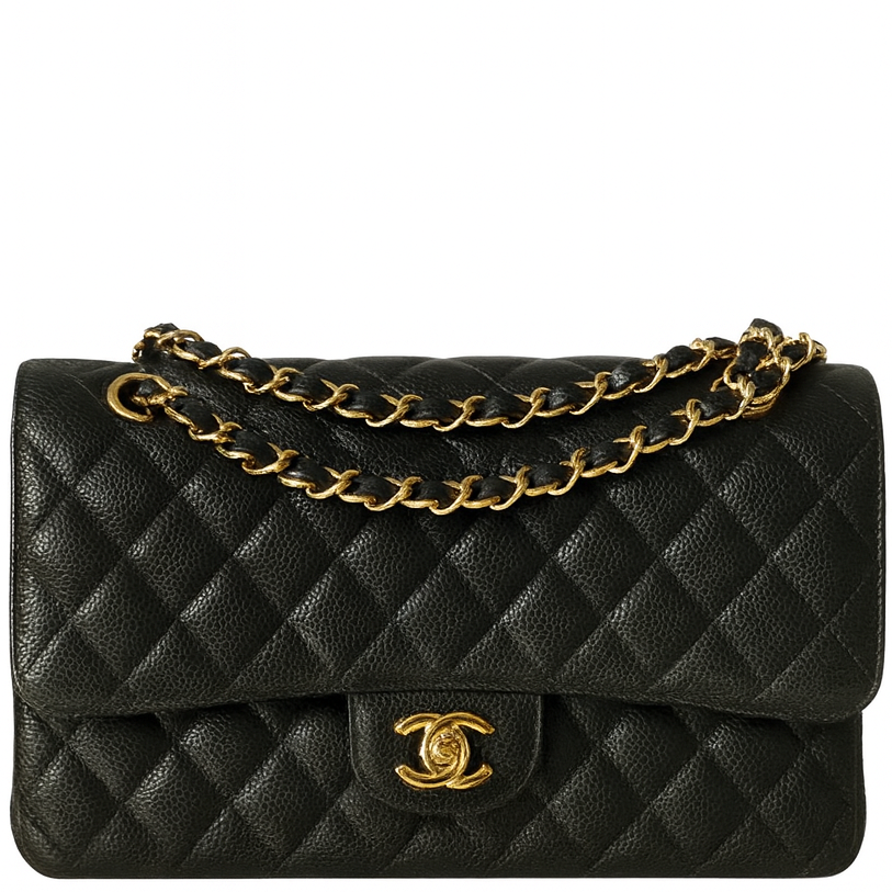 Medium Classic Caviar Double Flap Bag