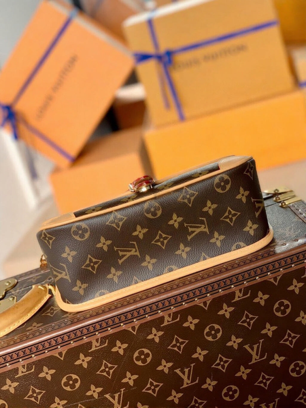 Dianne Monogram Canvas Bag