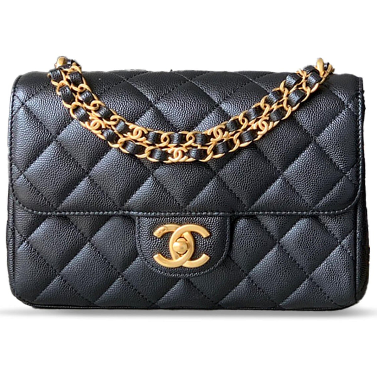 Chanel WOC Caviar Quilted Wallet On Chain
