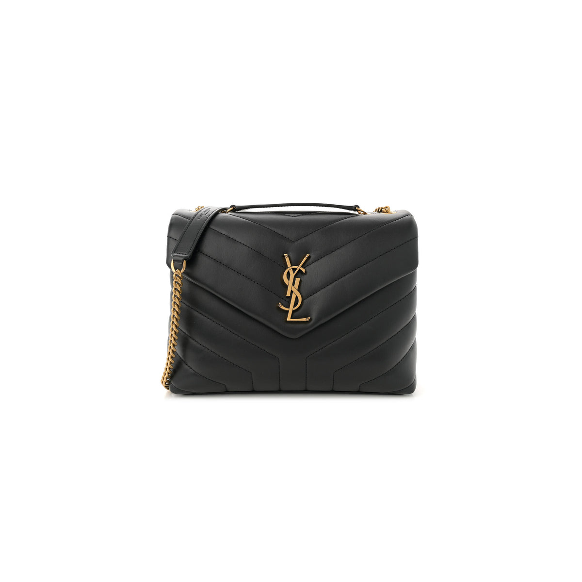 Loulou Small Chain Bag in Quilted Leather