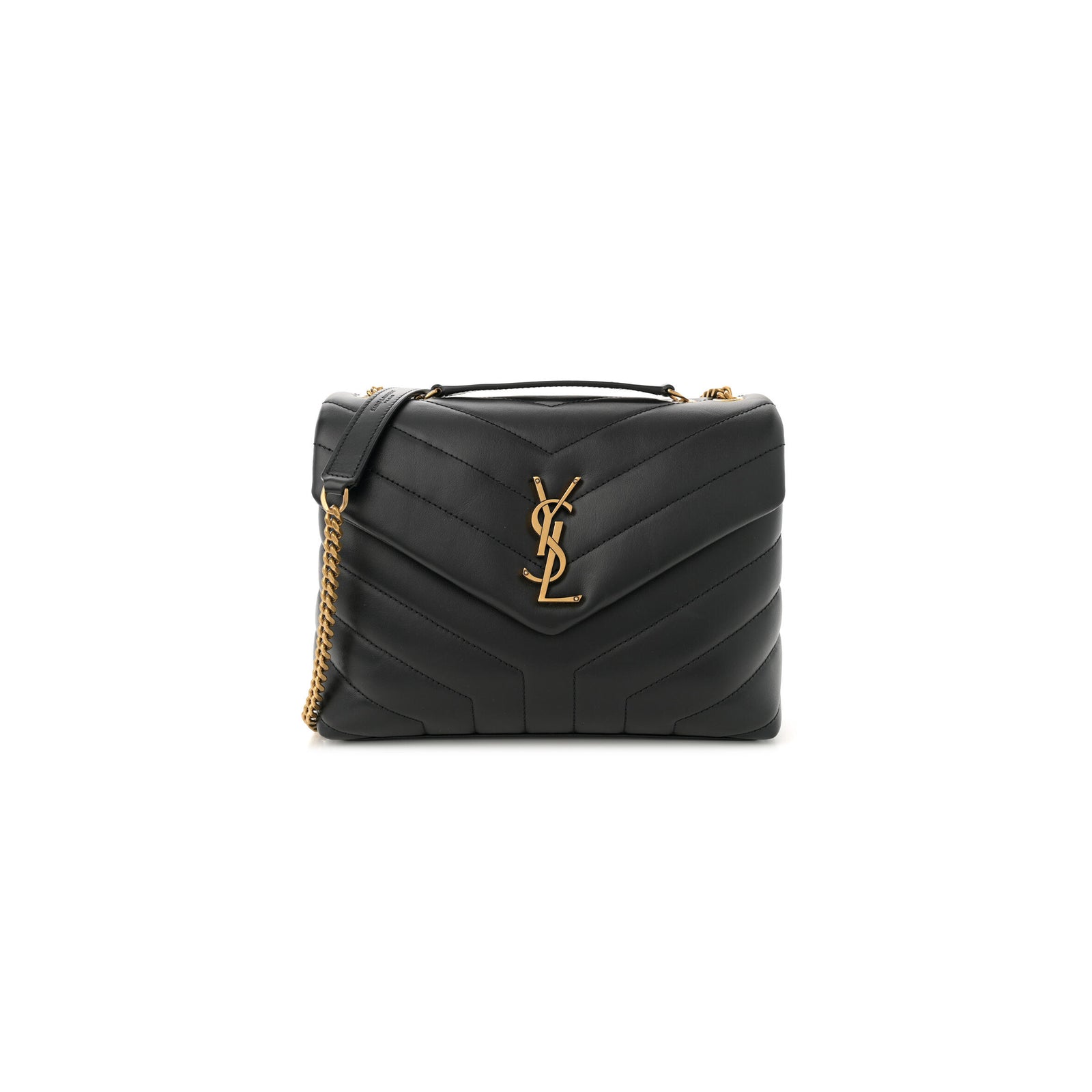 Loulou Small Chain Bag in Quilted Leather