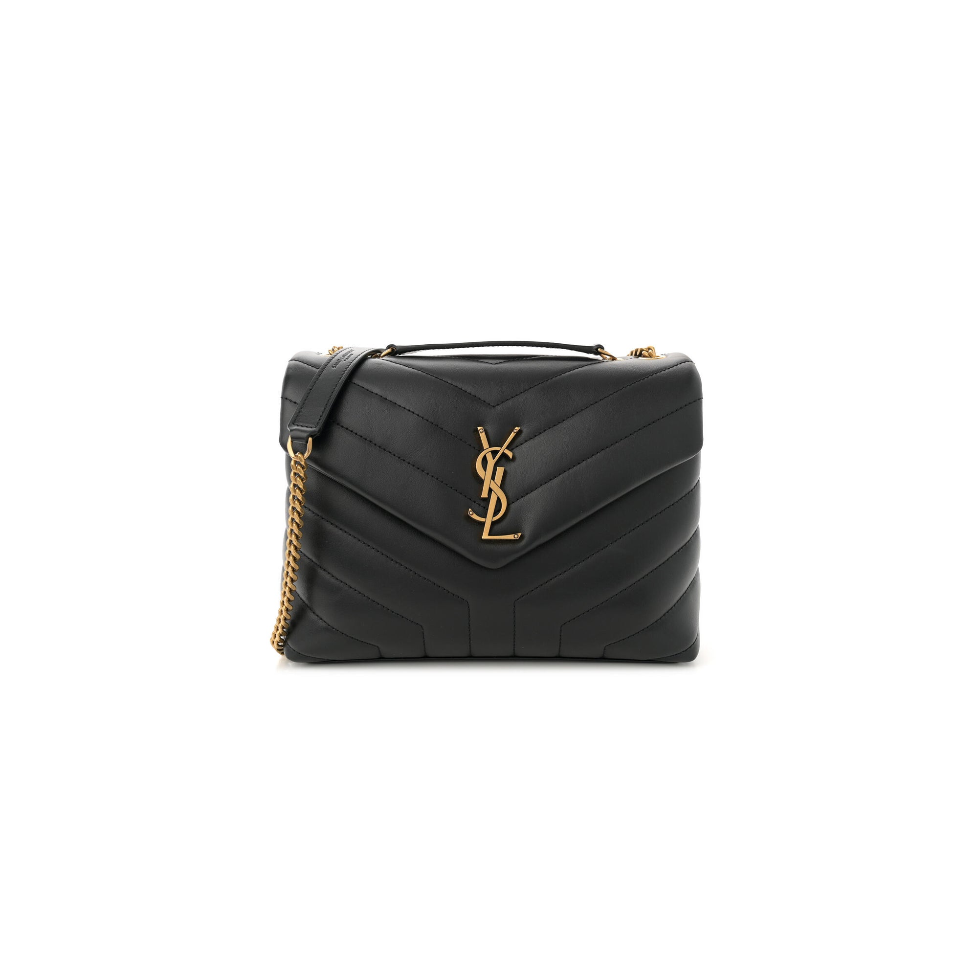 Loulou Small Chain Bag in Quilted Leather