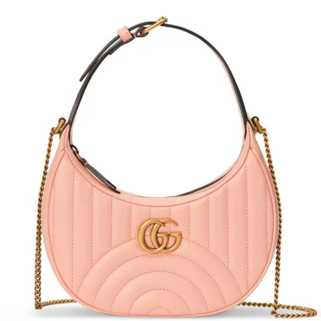 GG Marmont Small Crescent Shoulder Bag