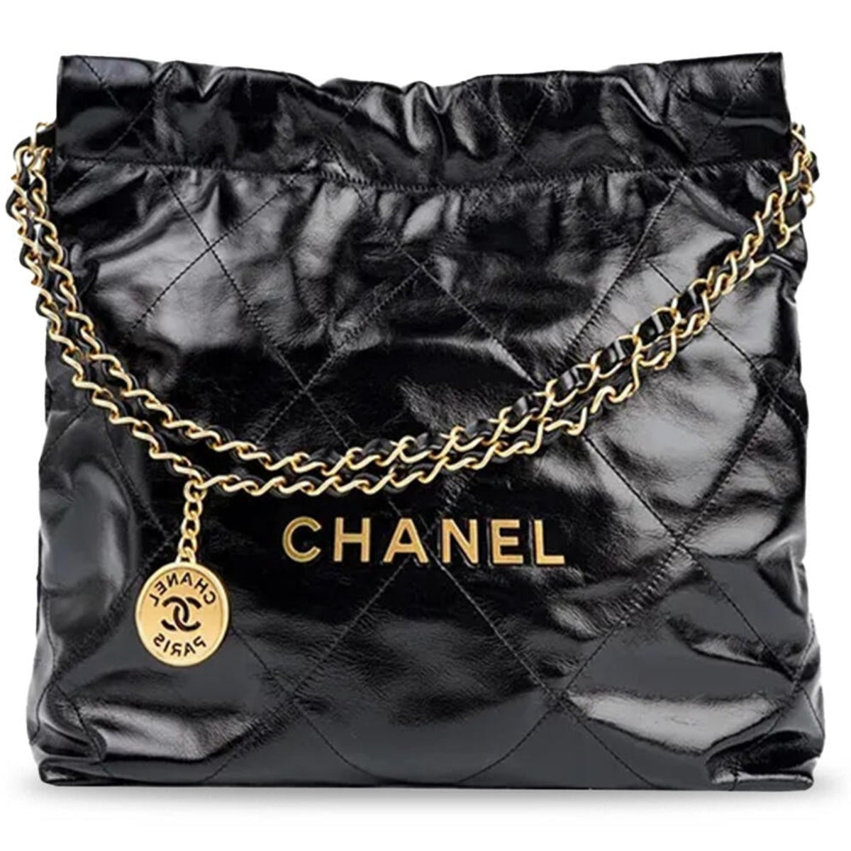 Chanel 22 Shiny Calfskin Small Handbag