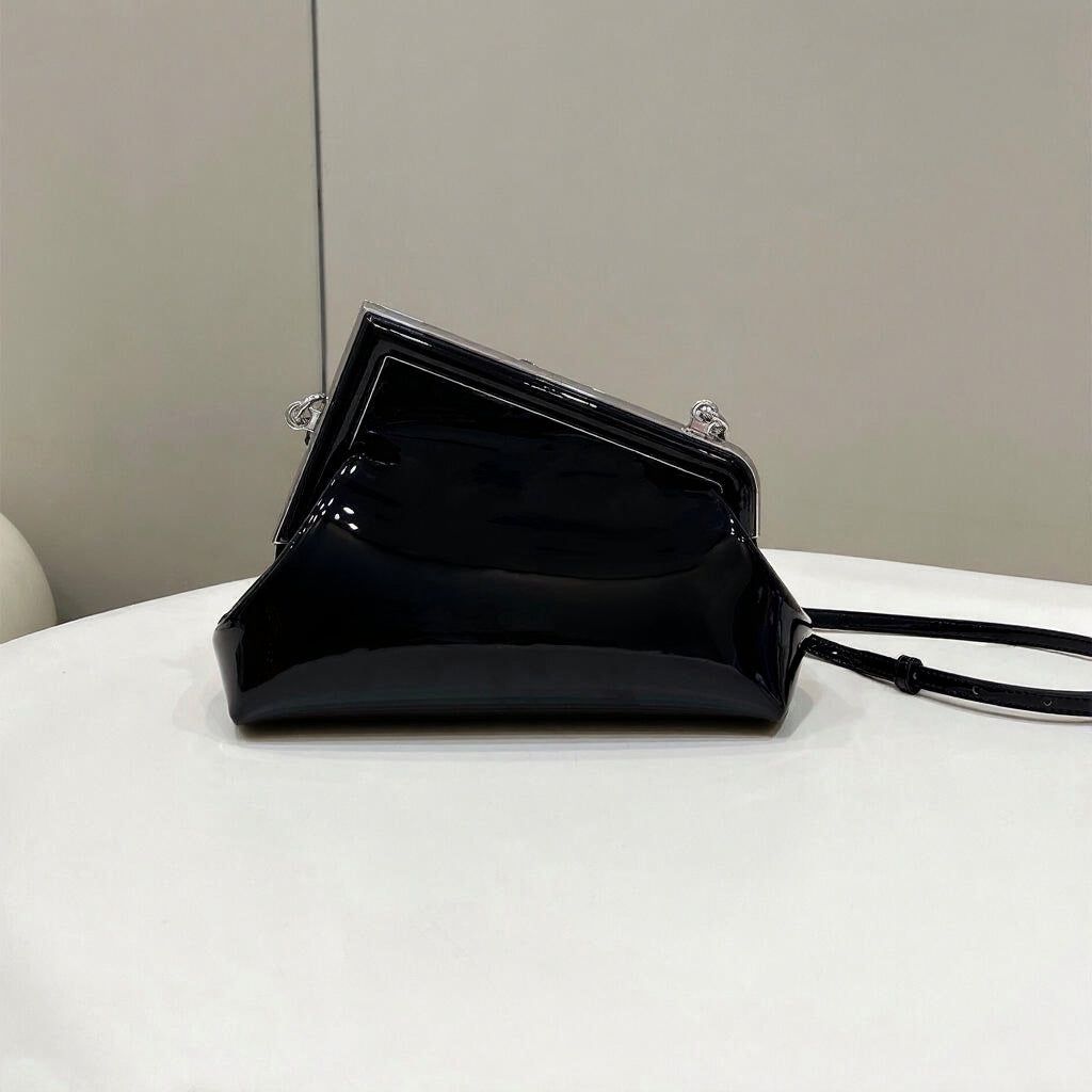 First Midi Oversized Crossbody Clutch Bag