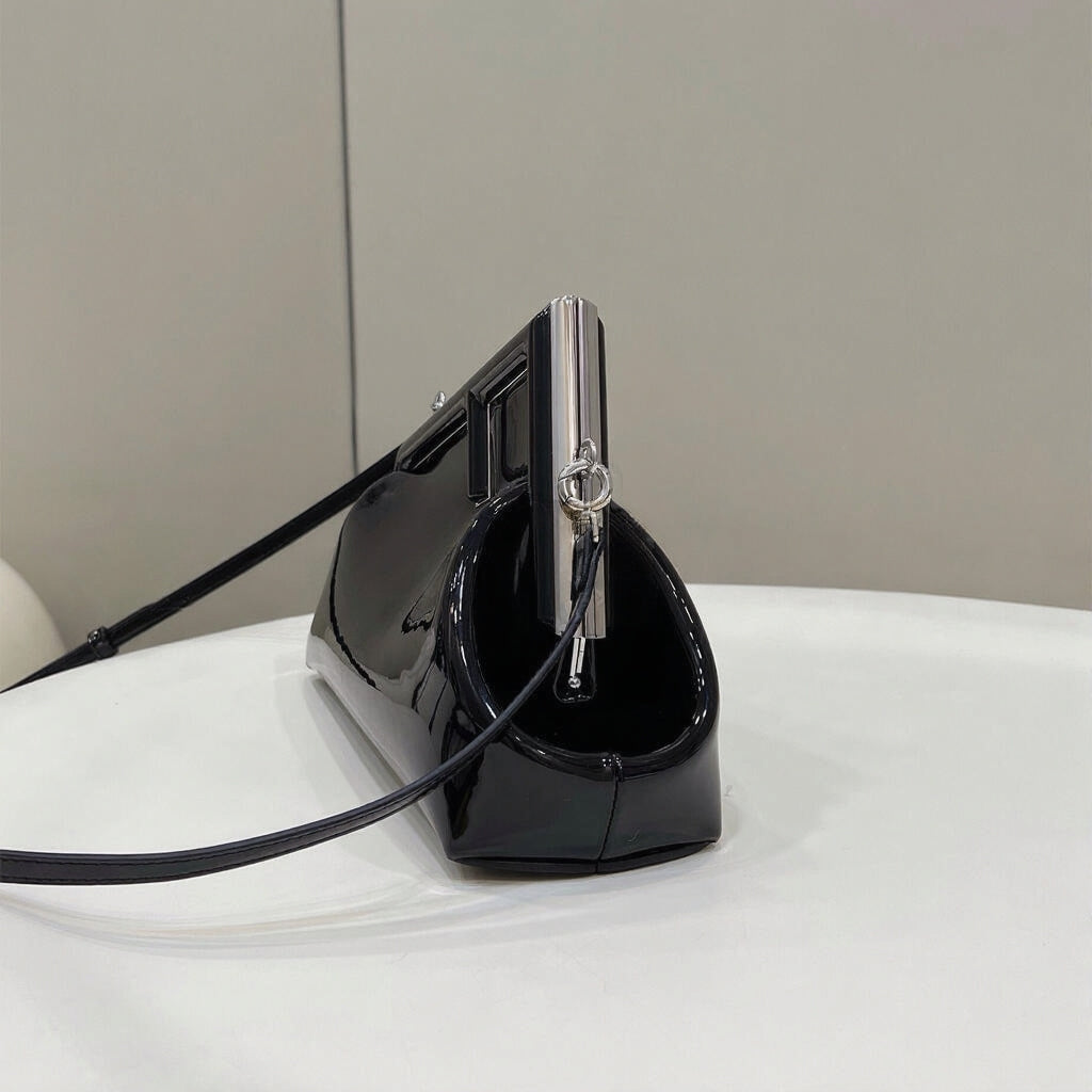 First Midi Oversized Crossbody Clutch Bag