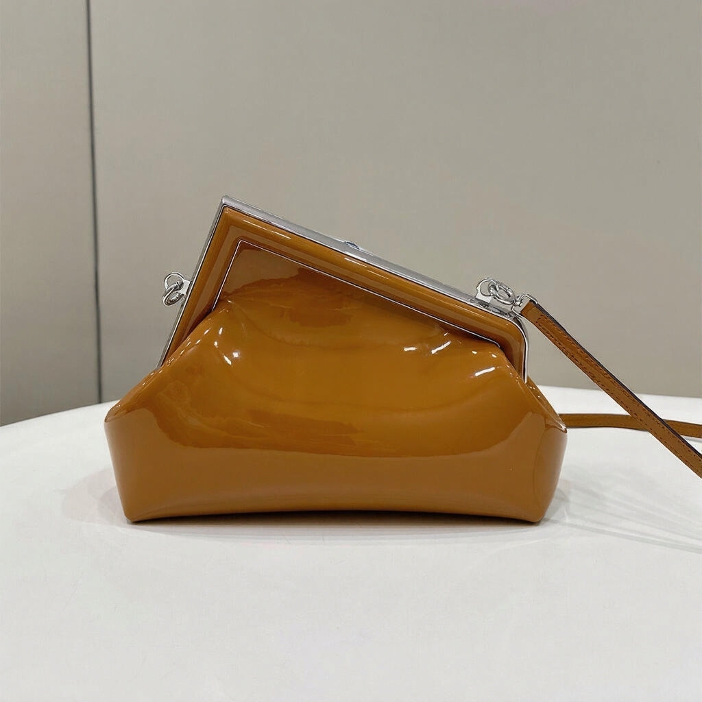 First Midi Oversized Crossbody Clutch Bag