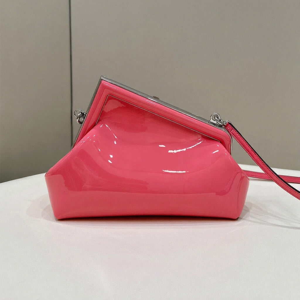 First Midi Oversized Crossbody Clutch Bag