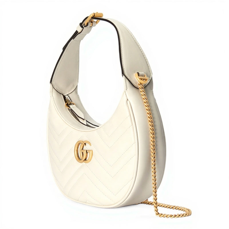 GG Marmont Small Crescent Shoulder Bag