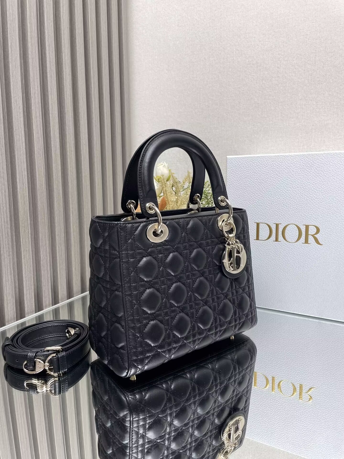 Lady Dior Medium Handbag
