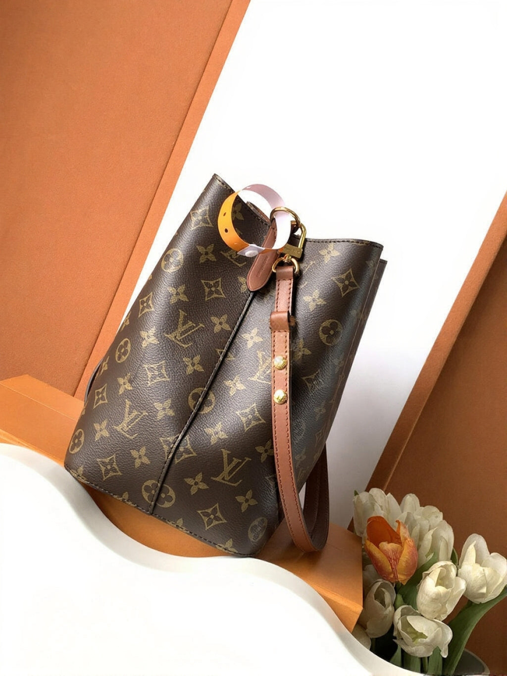 NeoNoe Monogram Canvas Handbag