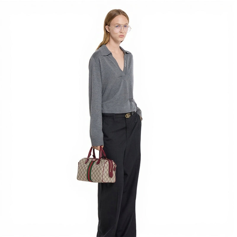 Ophidia Medium Boston Bag