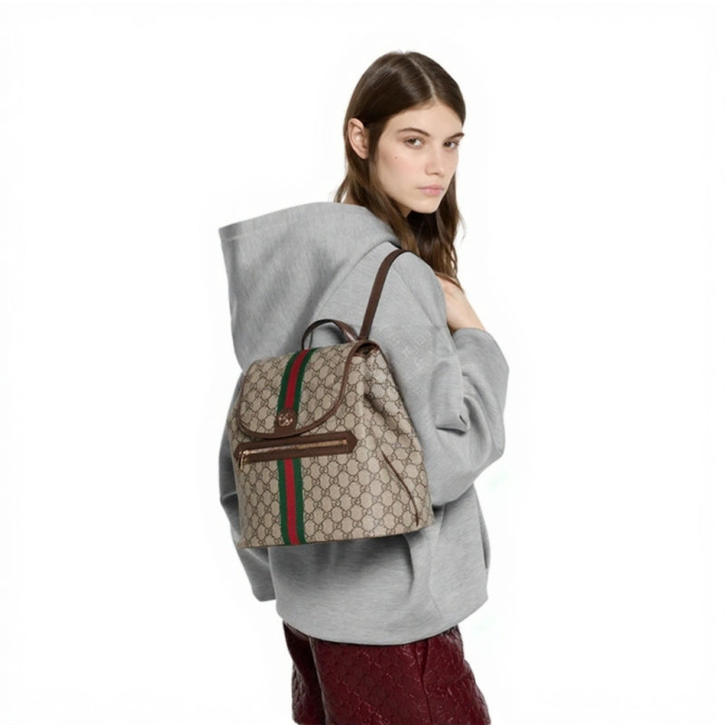 Ophidia Signature Beige and Brown Palette Backpack