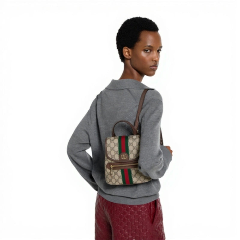 Ophidia Signature Beige and Brown Palette Backpack