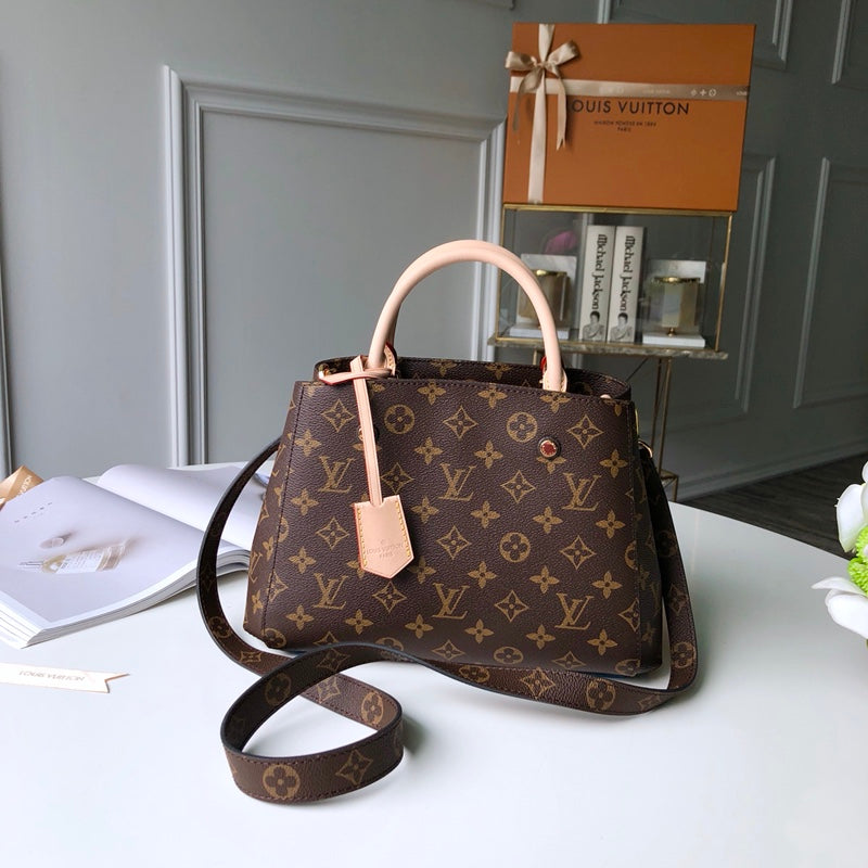 Montaigne MM Monogram Canvas Bag